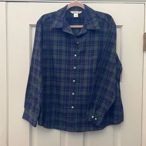 Classic Alison Daley Black Watch Cotton Shirt 16